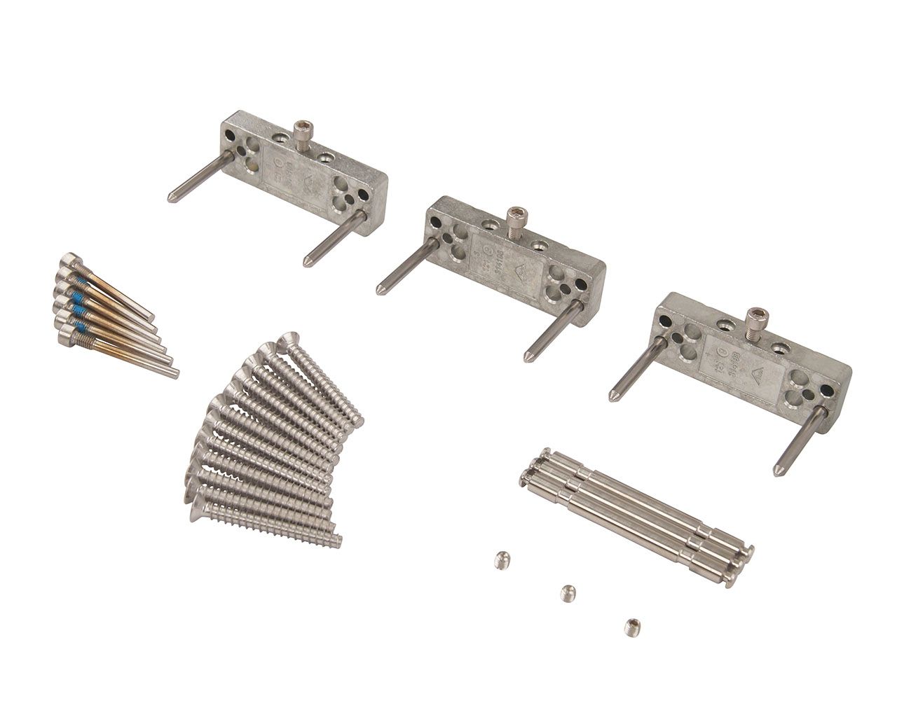 Крепеж петли створки Patio FOLD Alu (3 штуки), штифт 40 мм, 765866. Рис. 1