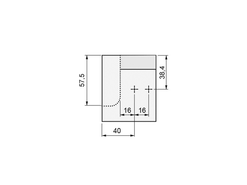 Крепление горизонтальных профилей Gola FIRMAX, металл. Рис. 3 Крепление горизонтальных профилей Gola FIRMAX, металл. Рис. 3