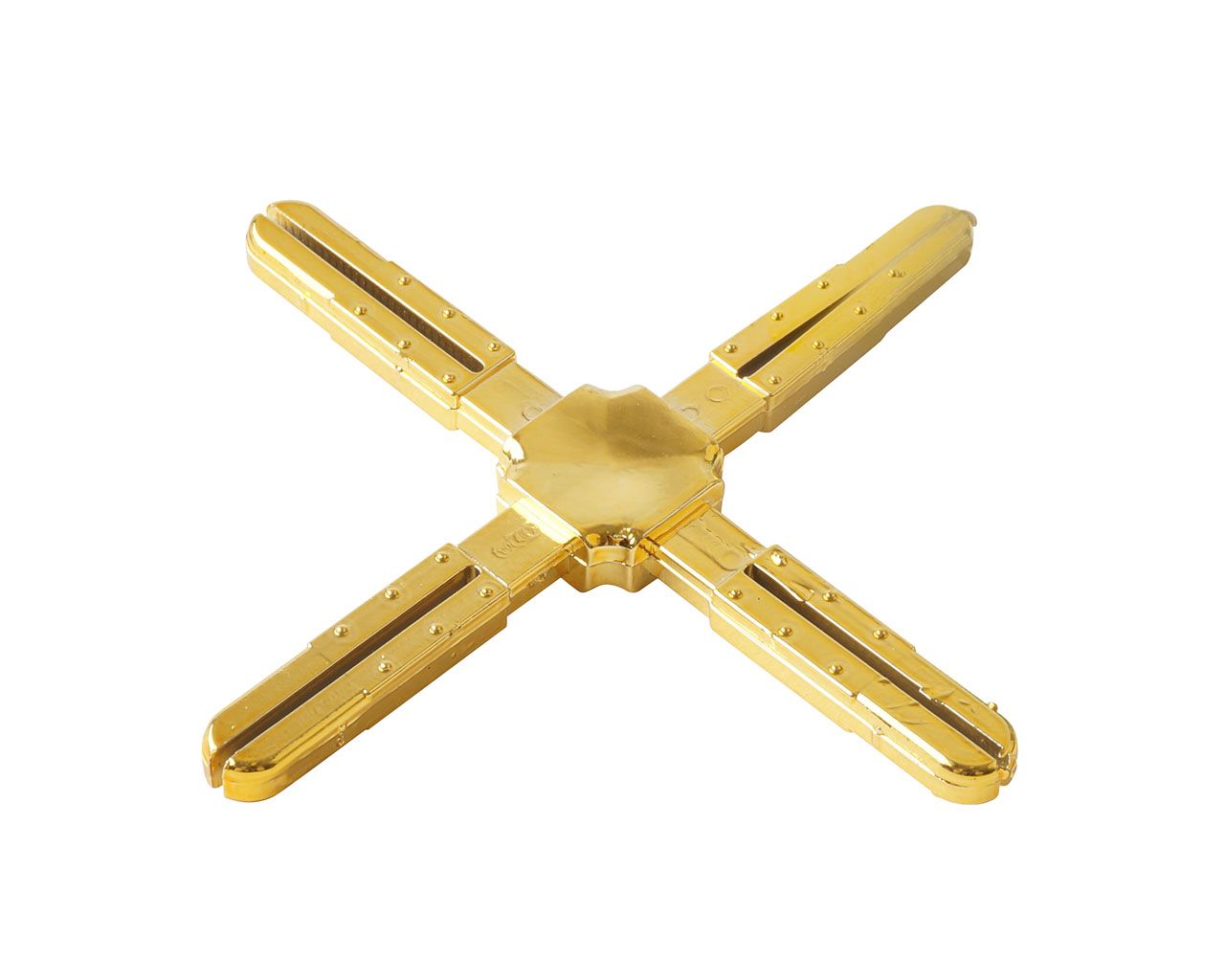 Крест пластиковый декоративный Germanella золото. Рис. 2