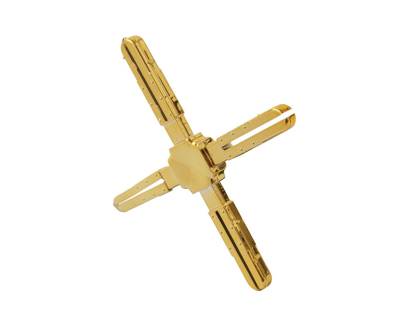 Крест пластиковый декоративный Germanella золото. Рис. 3