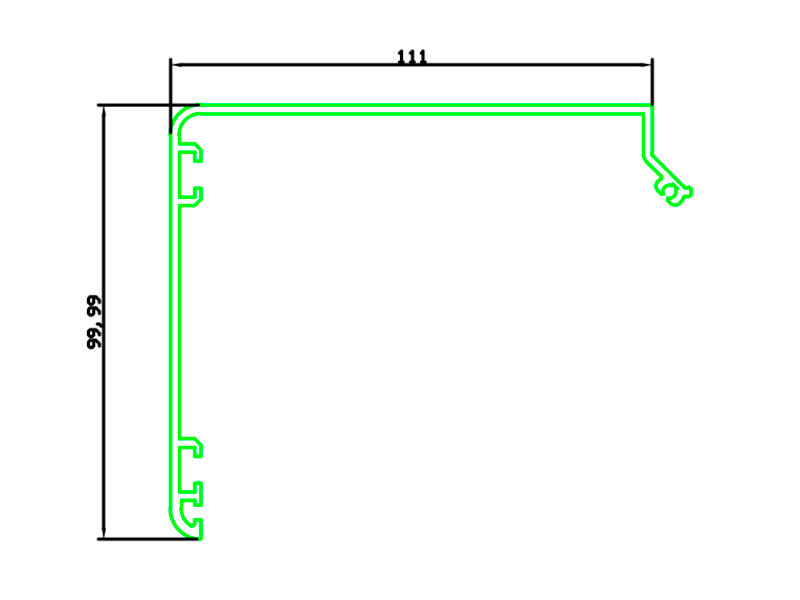 Крышка привода h=100мм l=6250 мм неокрашенная, 25506101120. Рис. 1 Крышка привода h=100мм l=6250 мм неокрашенная, 25506101120. Рис. 1