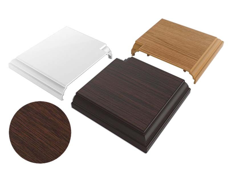 Крышка угловая Qunell U-81 темный дуб (Renolit 2052-089). Рис. 3