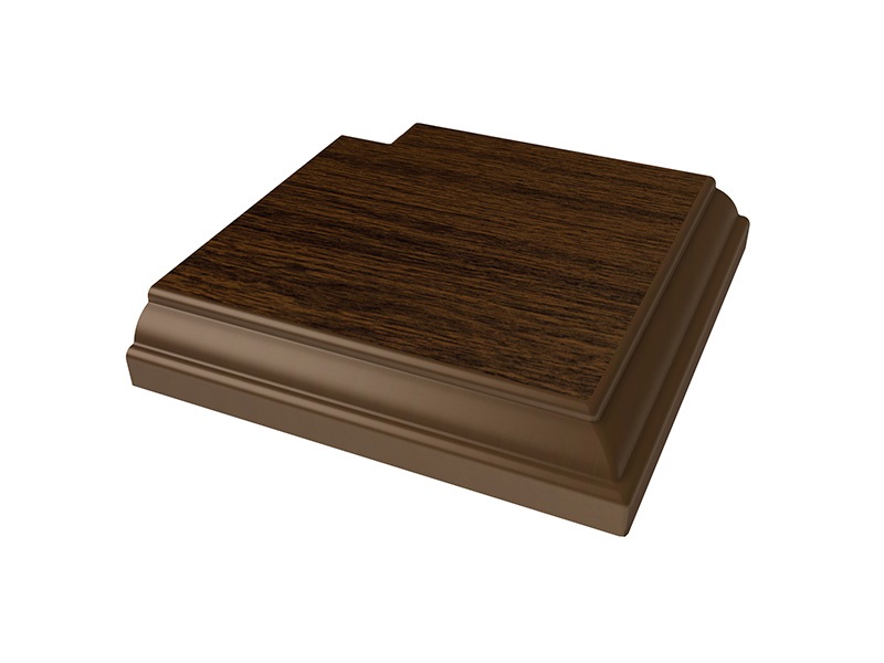 Крышка угловая Qunell U-81 темный дуб (Renolit 2052-089). Рис. 2 Крышка угловая Qunell U-81 темный дуб (Renolit 2052-089). Рис. 2