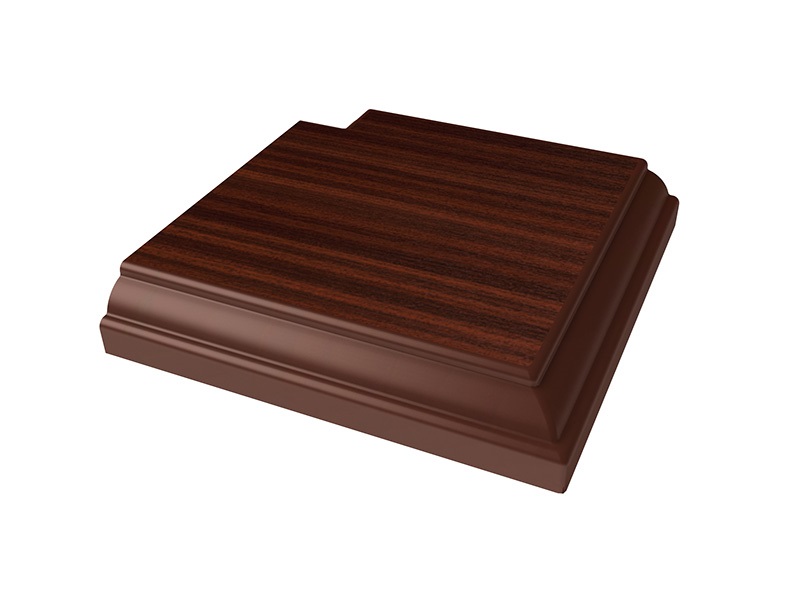 Крышка угловая Qunell U-81 махагон (Renolit 2097-013). Рис. 1