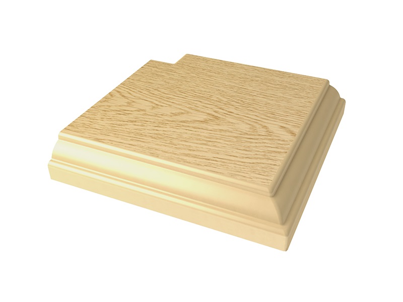 Крышка угловая Qunell U-81 натуральный дуб (Renolit 3118-076). Рис. 1