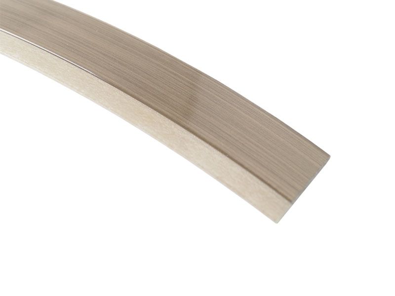 Кромка 3D PMMA 23х1мм, двухцветная глянец серебро куско. Рис. 2