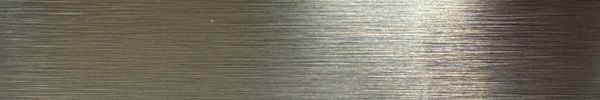 Кромка ABS ал.фольга матовая 23*1 мм, без защитной пленки, одноцветная, пикассо инокс 394, DC41G7. Рис. 1