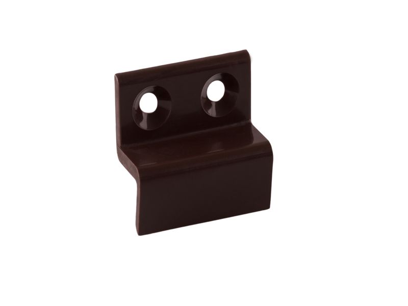 Кронштейн Bauset ABS 10мм для МС нижний коричневый. Рис. 1