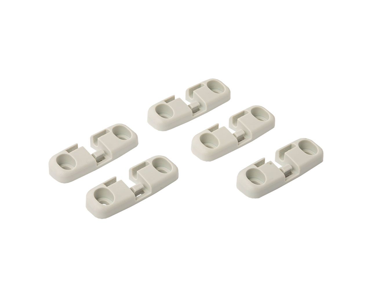 Кронштейн цепи привода CLOUD для верхнеподвесных створок, наружнее открывание (для горизонтальной поверхности), серый. Рис. 1