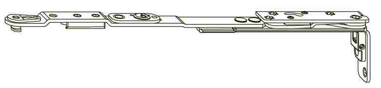 Кронштейн ножниц V-V AX24/9 Тип 1 левый. Рис. 1