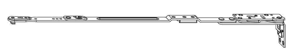 Кронштейн ножниц V-V AX30/13 Тип 5 левый. Рис. 1