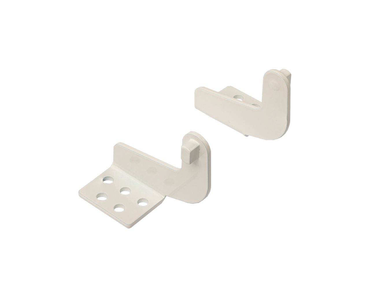 Кронштейн привода CLOUD для верхнеподвесных окон и нижнеподвесных малой высоты, 2 детали, белый. Рис. 2
