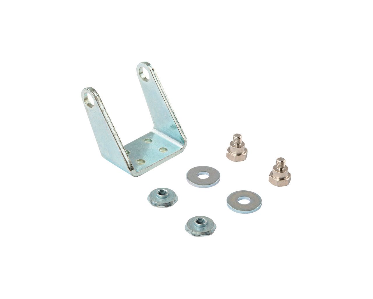 Кронштейн реечного привода Rack, подвижный, серебро. Рис. 1