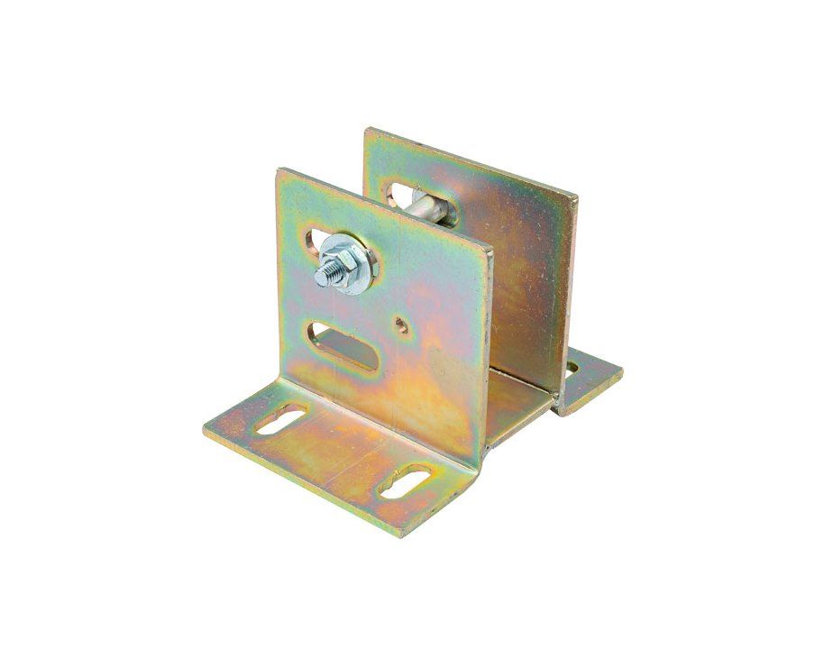 Кронштейн стойки ALUMARK вылет 120мм, комплект: гайка и болт М10x90 - 1шт, втулка D14мм - 65мм- 1шт, шайба - 2шт. Рис. 1