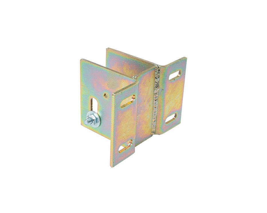 Кронштейн стойки ALUMARK вылет 120мм, комплект: гайка и болт М10x90 - 1шт, втулка D14мм - 65мм- 1шт, шайба - 2шт. Рис. 3 Кронштейн стойки ALUMARK вылет 120мм, комплект: гайка и болт М10x90 - 1шт, втулка D14мм - 65мм- 1шт, шайба - 2шт. Рис. 3