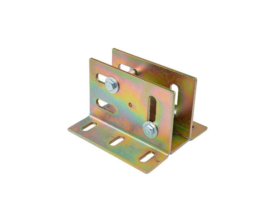 Кронштейн стойки ALUMARK вылет 120мм, комплект: гайка и болт М10x90 - 2шт, втулка D14мм - 65мм- 2шт, шайба - 4шт. Рис. 1