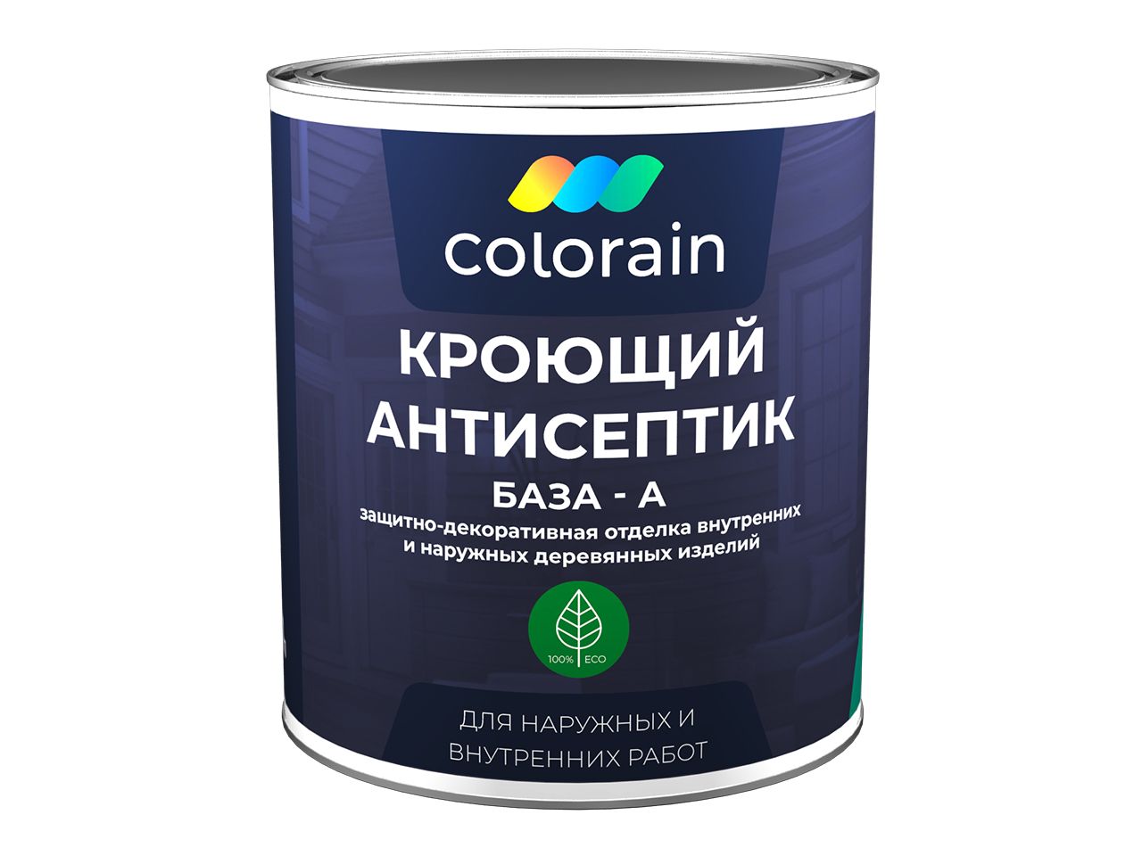 Кроющий антисептик COLORAIN (матовый) база А 9л. Рис. 1