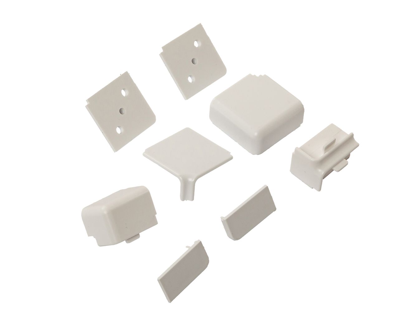 К-т заглушек КВАДРО Д белый (01). Рис. 1 К-т заглушек КВАДРО Д белый (01). Рис. 1