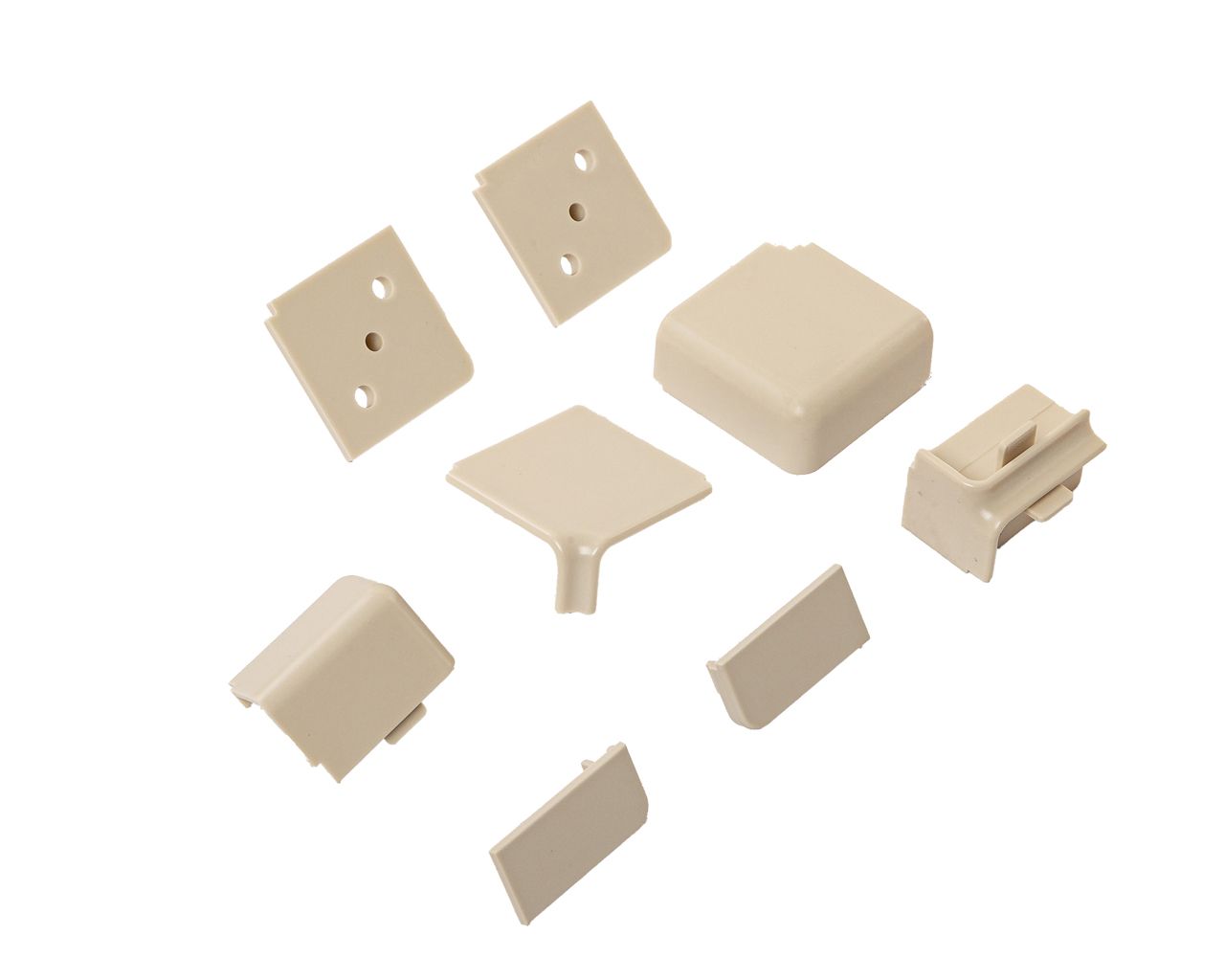 К-т заглушек КВАДРО Д слоновая кость (02)