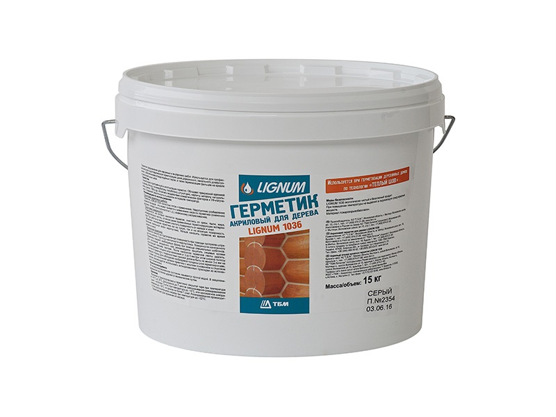 Герметик акриловый Lignum 1036 для дерева 15кг сосна. Рис. 2 Герметик акриловый Lignum 1036 для дерева 15кг сосна. Рис. 2