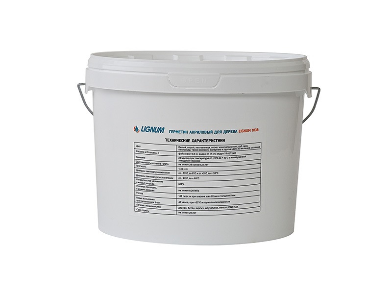 Герметик акриловый Lignum 1036 для дерева 15кг сосна. Рис. 3 Герметик акриловый Lignum 1036 для дерева 15кг сосна. Рис. 3