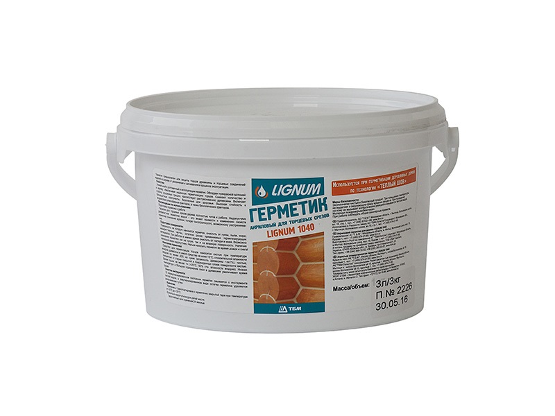 Герметик Lignum 1040 для торцов древесины 3л. Рис. 1 Герметик Lignum 1040 для торцов древесины 3л. Рис. 1