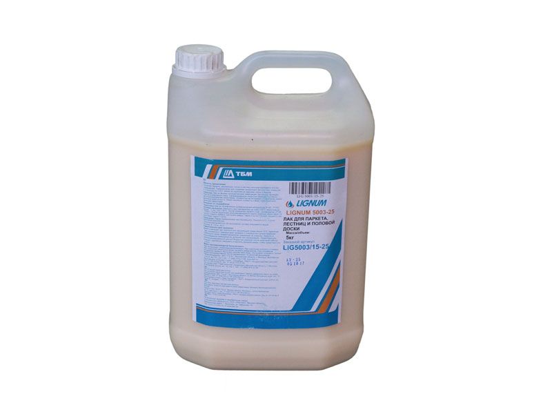 Лак водный LIGNUM 5003-25 для паркета, лестниц и половой доски, н.у.5кг. Рис. 2 Лак водный LIGNUM 5003-25 для паркета, лестниц и половой доски, н.у.5кг. Рис. 2