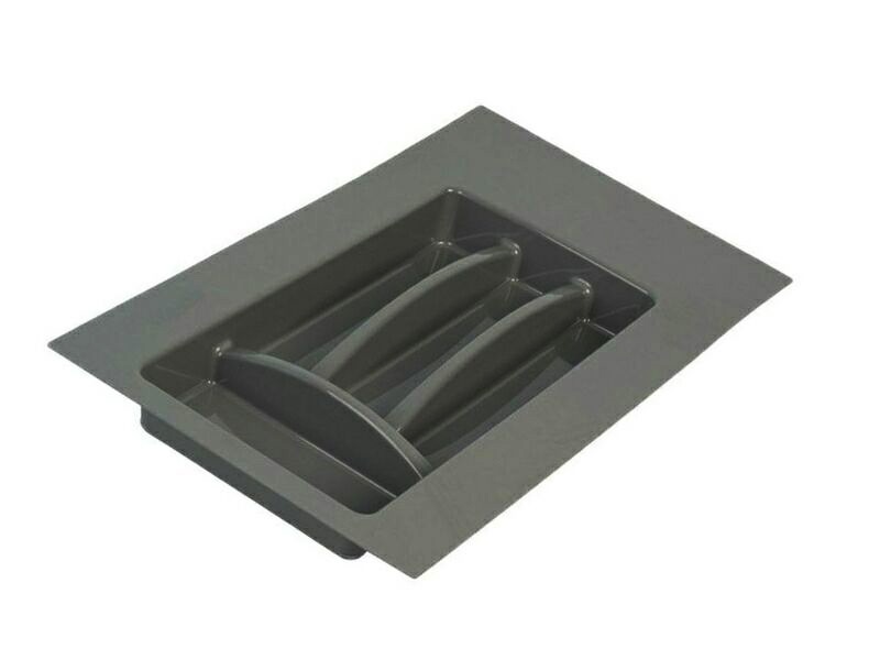 Лоток для столовых приборов Firmax, база 300-350 мм, H= 45мм антрацит. Рис. 1