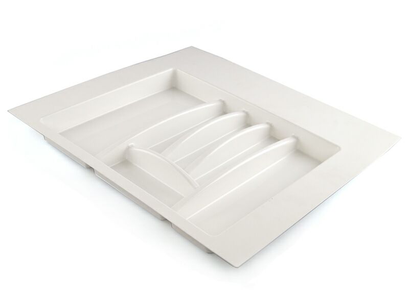 Лоток для столовых приборов Firmax, база 600 мм, Н=45 мм, белый