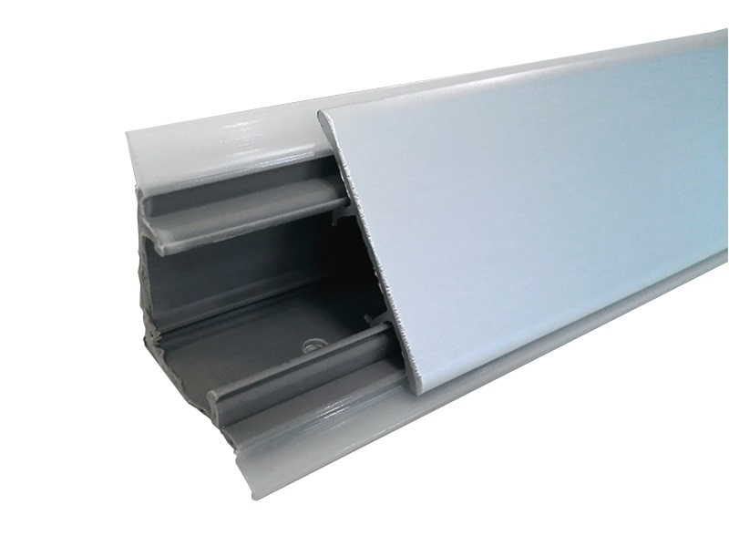 Бортик пристеночный треугольный алюминиевый, 45х25 мм, L=4000 мм, алюминий сатин. Рис. 3