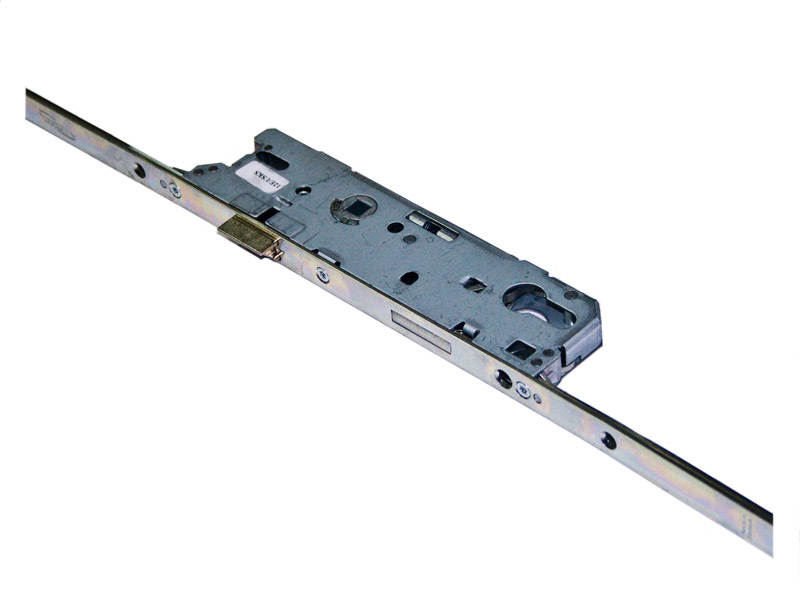 Замок многозап., ригель с фал. защ., привод от ручки, 4 стандарт. цапфы, без. функц. удл., Maxbar № 856, 16/35/92. Рис. 1