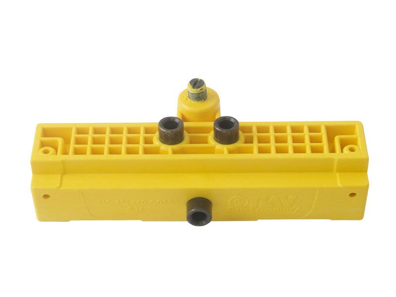 Шаблон сверлильный для ввертных петель, диаметр 14 мм, для дверей с наплавом. Рис. 3 Шаблон сверлильный для ввертных петель, диаметр 14 мм, для дверей с наплавом. Рис. 3