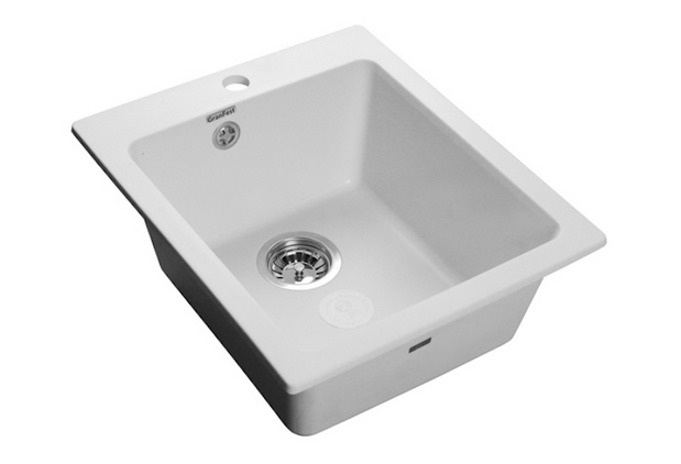 Мойка врезная PRACTIC 42.7х50.5см, цвет иней, мрамор (+сифон). Рис. 1 Мойка врезная PRACTIC 42.7х50.5см, цвет иней, мрамор (+сифон). Рис. 1