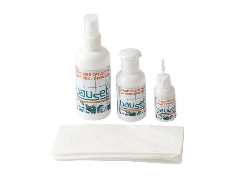 Набор BAUSET по уходу за окнами ПВХ (100+50+18) мл. Рис. 1 Набор BAUSET по уходу за окнами ПВХ (100+50+18) мл. Рис. 1
