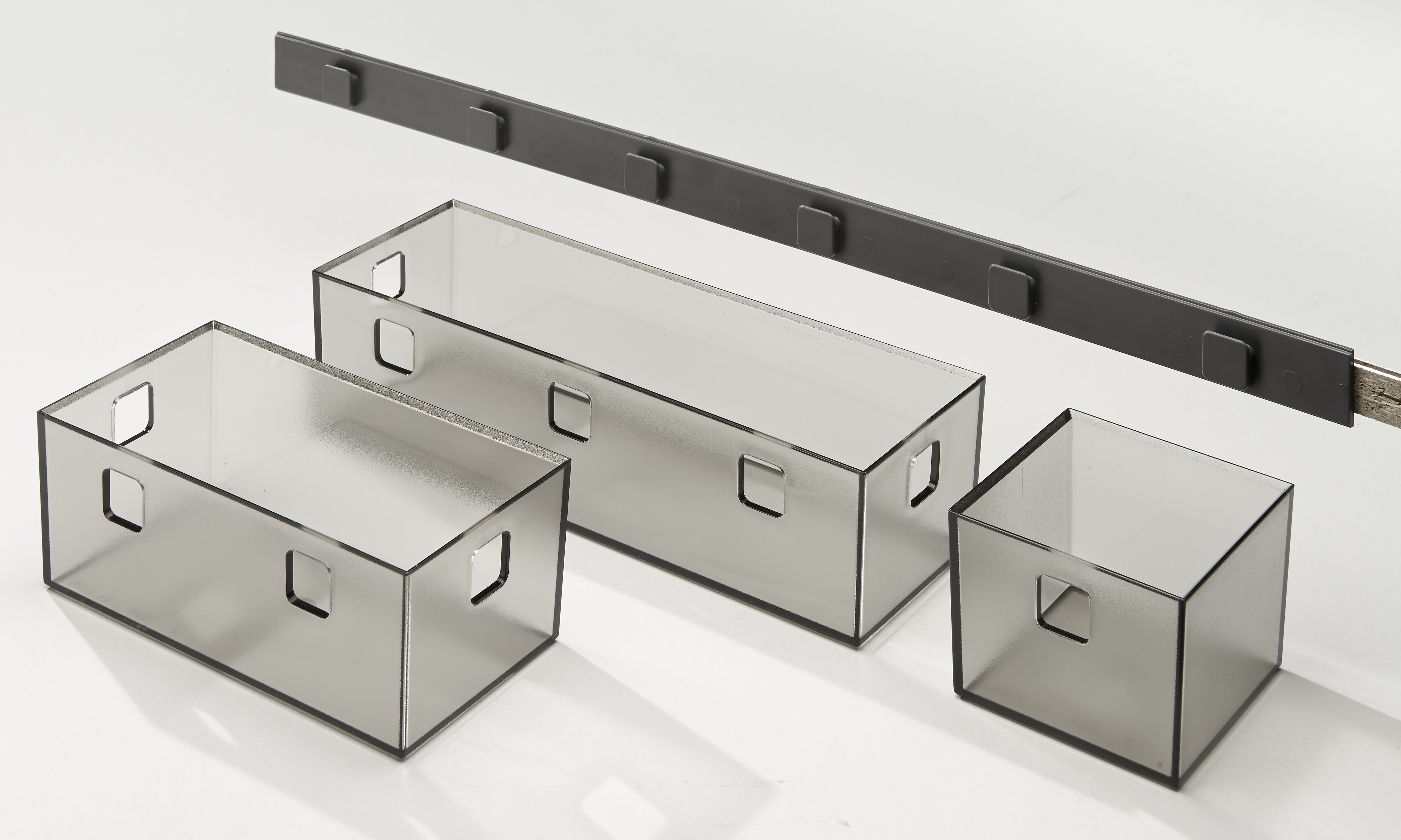 Набор лотков во внутренний ящик Banio, графит, 3 шт. Рис. 1 Набор лотков во внутренний ящик Banio, графит, 3 шт. Рис. 1