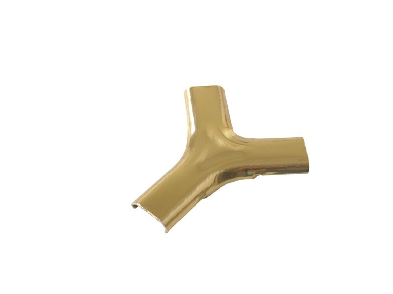 Накладка декоративная Y-образная 90° Germanella золотая. Рис. 1