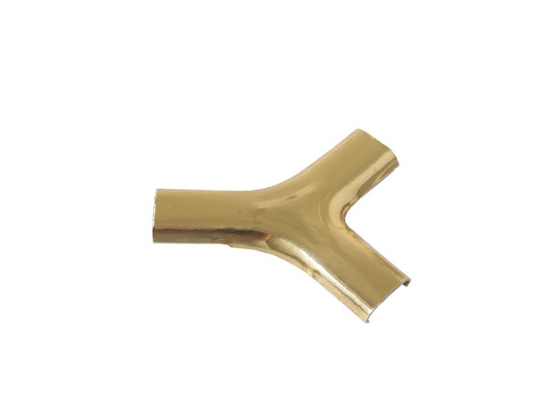 Накладка декоративная Y-образная 90° Germanella золотая. Рис. 2