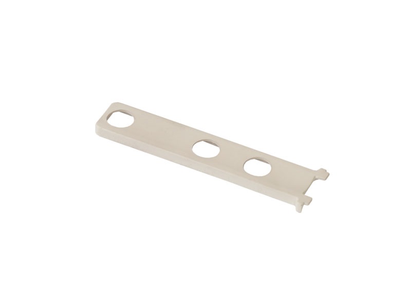 Накладка декоративная нижней петли на раме длинная ELO белая RAL9016. Рис. 3