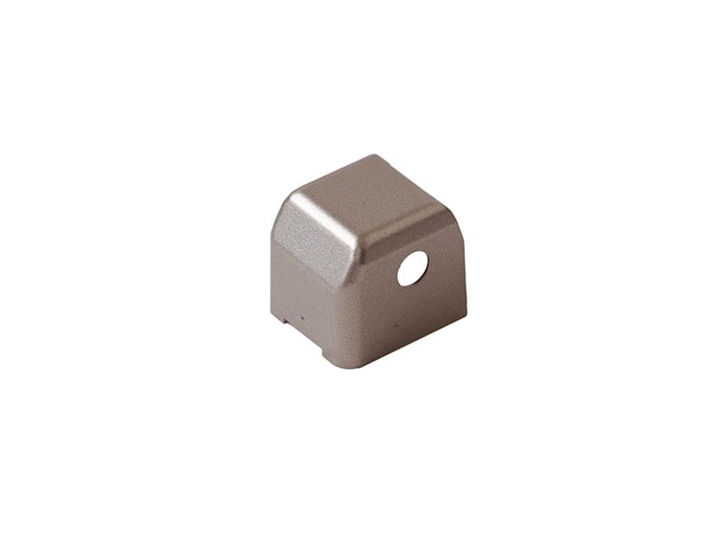 Накладка декоративная нижней петли на раме короткая ELU титан матовый светлый. Рис. 1