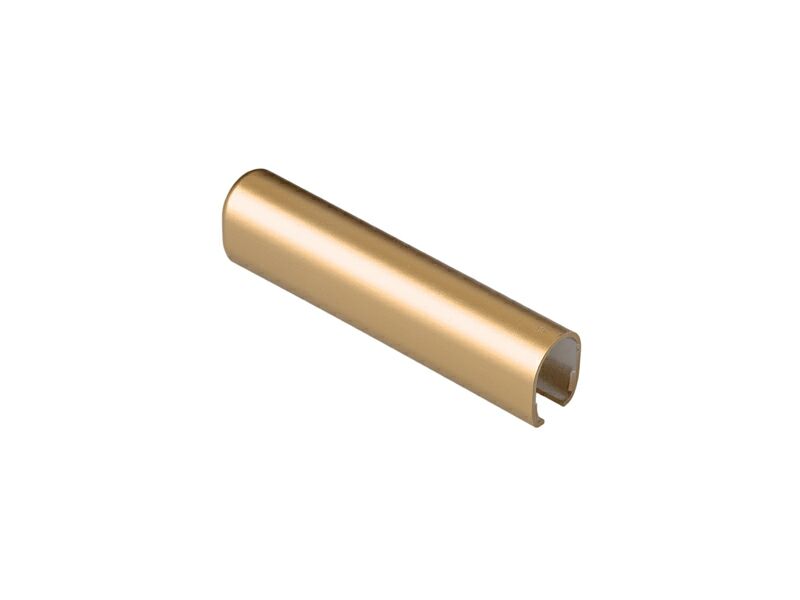 Накладка декоративная нижней петли на створке EB золото матовое. Рис. 1