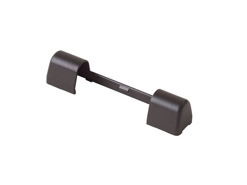 Накладка декоративная верхней петли на раме S коричневая RAL8022. Рис. 1