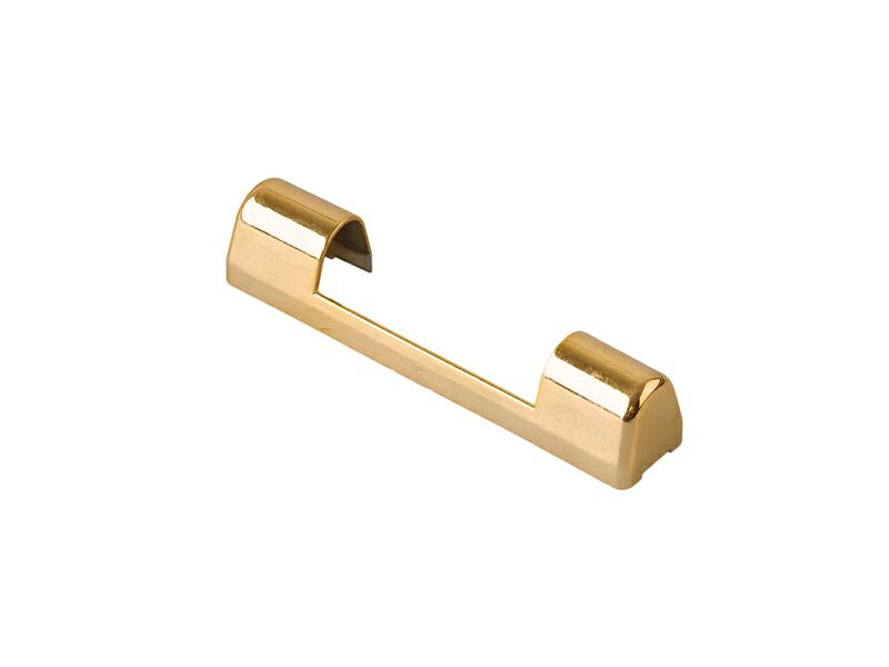 Накладка декоративная верхней петли на раме S золото глянцевое. Рис. 1