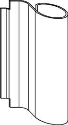Накладка декор.верх.пет.на створке белая (Ral 9003) Elementis.. Рис. 2 Накладка декор.верх.пет.на створке белая (Ral 9003) Elementis.. Рис. 2