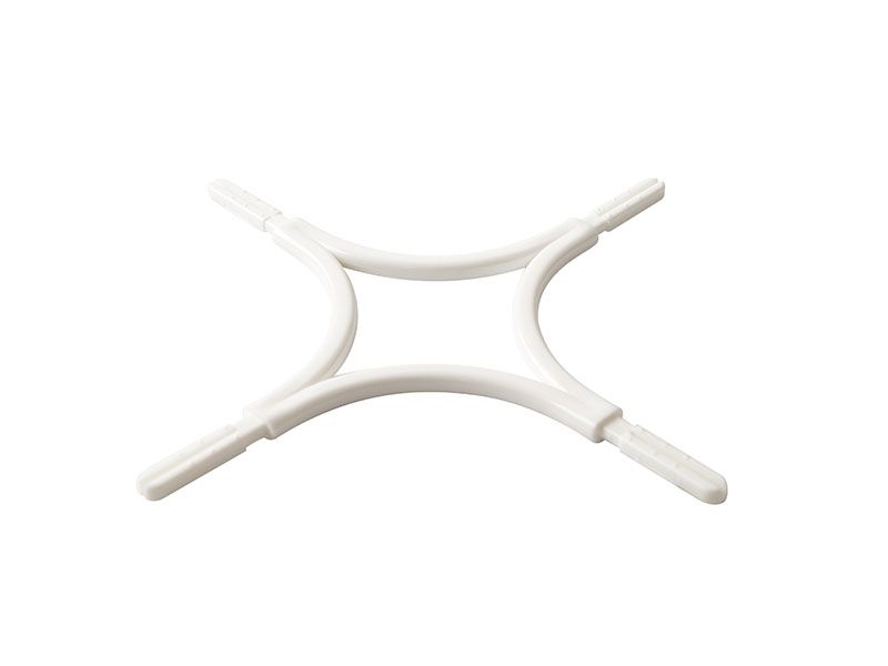 Декоративная накладка "Бриллиант" для профиля Germanella, белая. Рис. 3