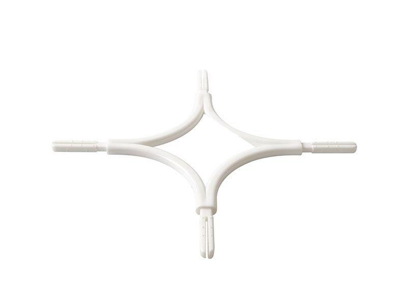 Декоративная накладка "Бриллиант" для профиля Germanella, белая. Рис. 1