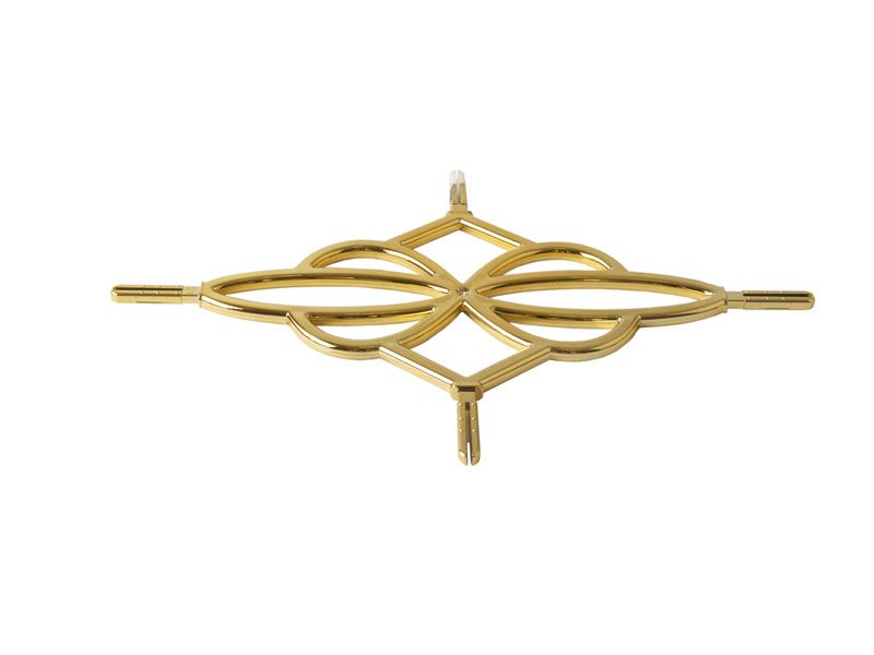 Декоративная накладка "Эпоха" для профиля Germanella, золото. Рис. 3 Декоративная накладка "Эпоха" для профиля Germanella, золото. Рис. 3