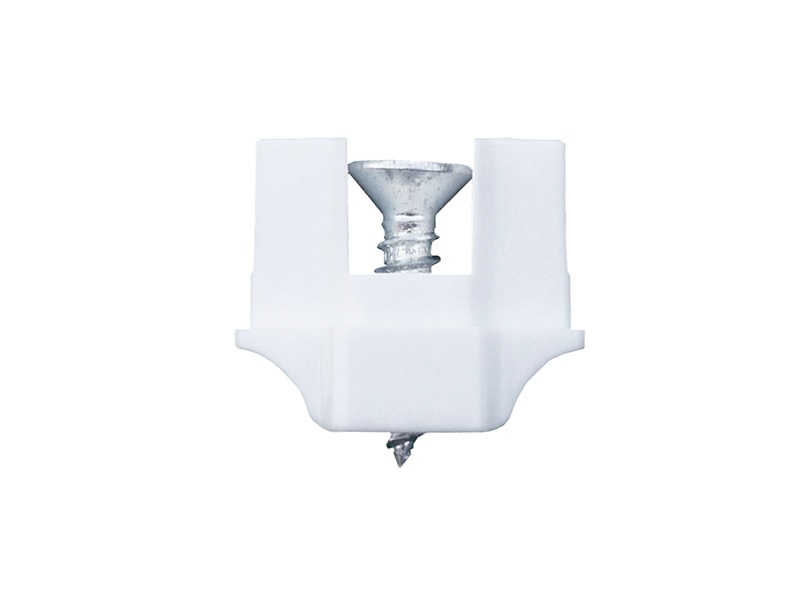 Накладка декоративная "Имитация под фрезу" Isabel с шурупом белая. Рис. 1