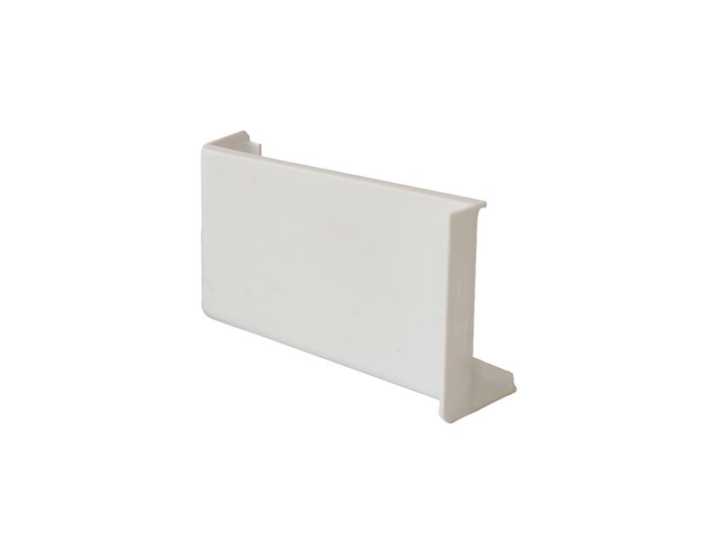 Накладка декоративная для навеса FIRMAX левая, белая №01, пластик. Рис. 1 Накладка декоративная для навеса FIRMAX левая, белая №01, пластик. Рис. 1