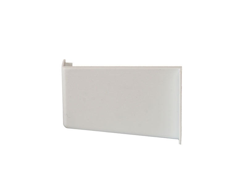 Накладка декоративная для навеса FIRMAX левая, белая №01, пластик. Рис. 2