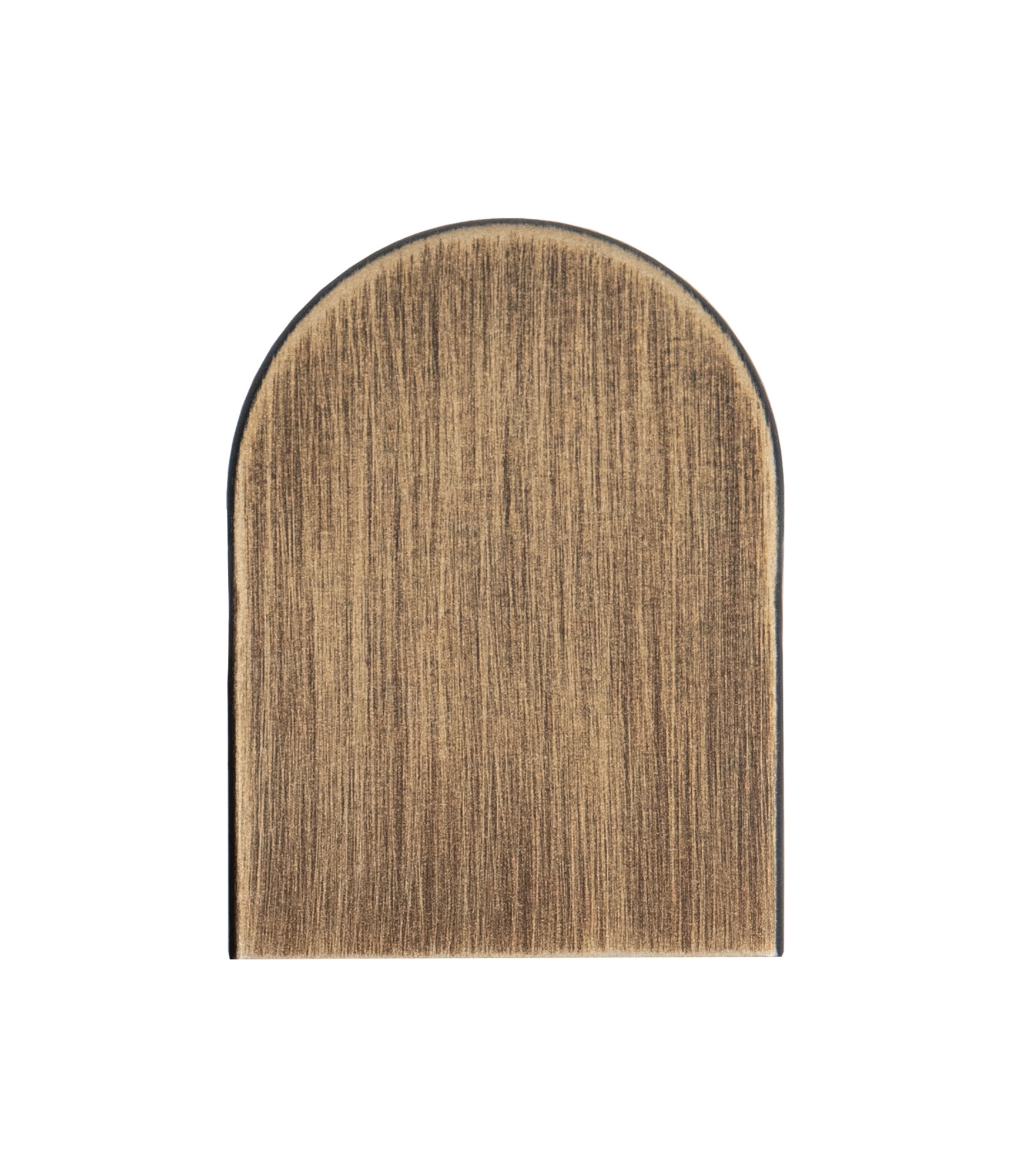 Накладка декоративная для скрытых петель, 120x30 мм, алюминий, протертая бронза. Рис. 1